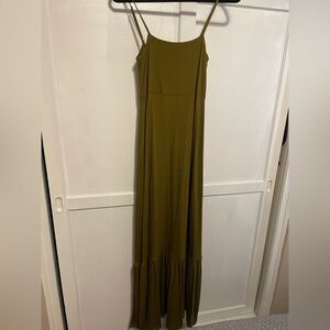 Express Olive Green Maxi Dress.